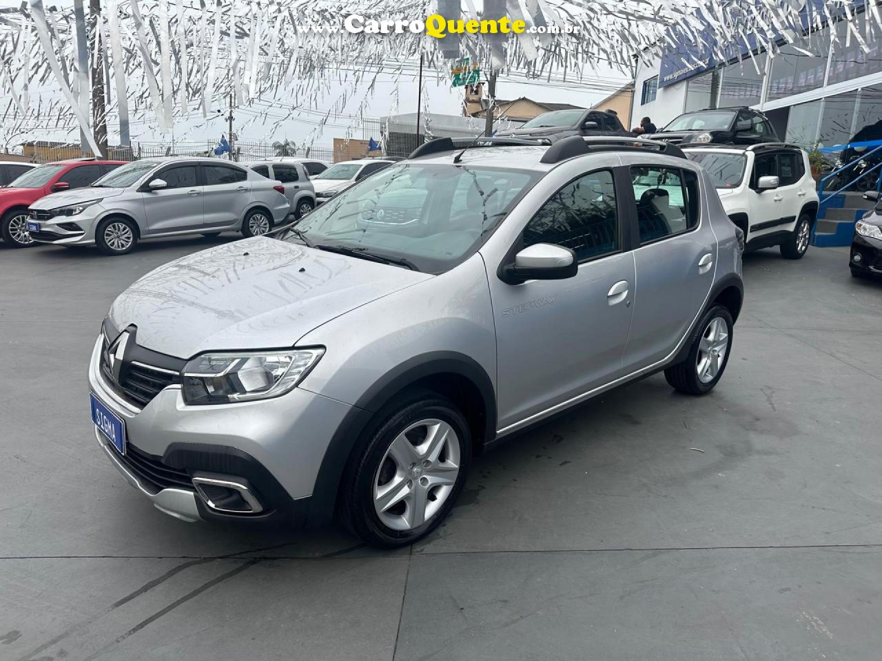 RENAULT   SANDERO SZE 1.6 MT   PRATA 2022 1.6 FLEX - Loja