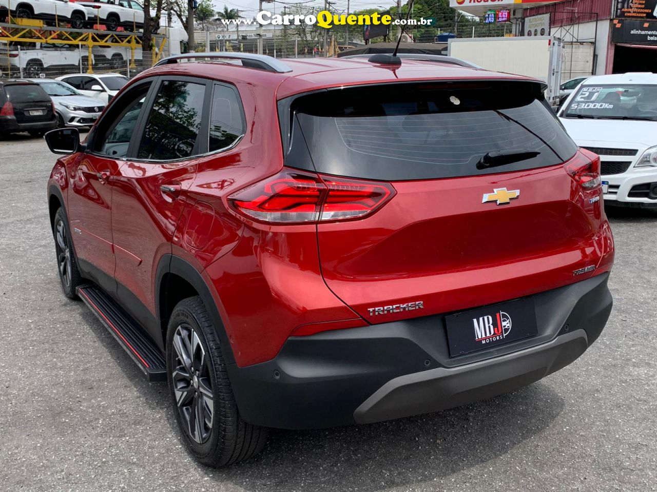 CHEVROLET   TRACKER PREMIER 1.0 TURBO 12V FLEX AUT.   VERMELHO 2023 1.0 FLEX - Loja