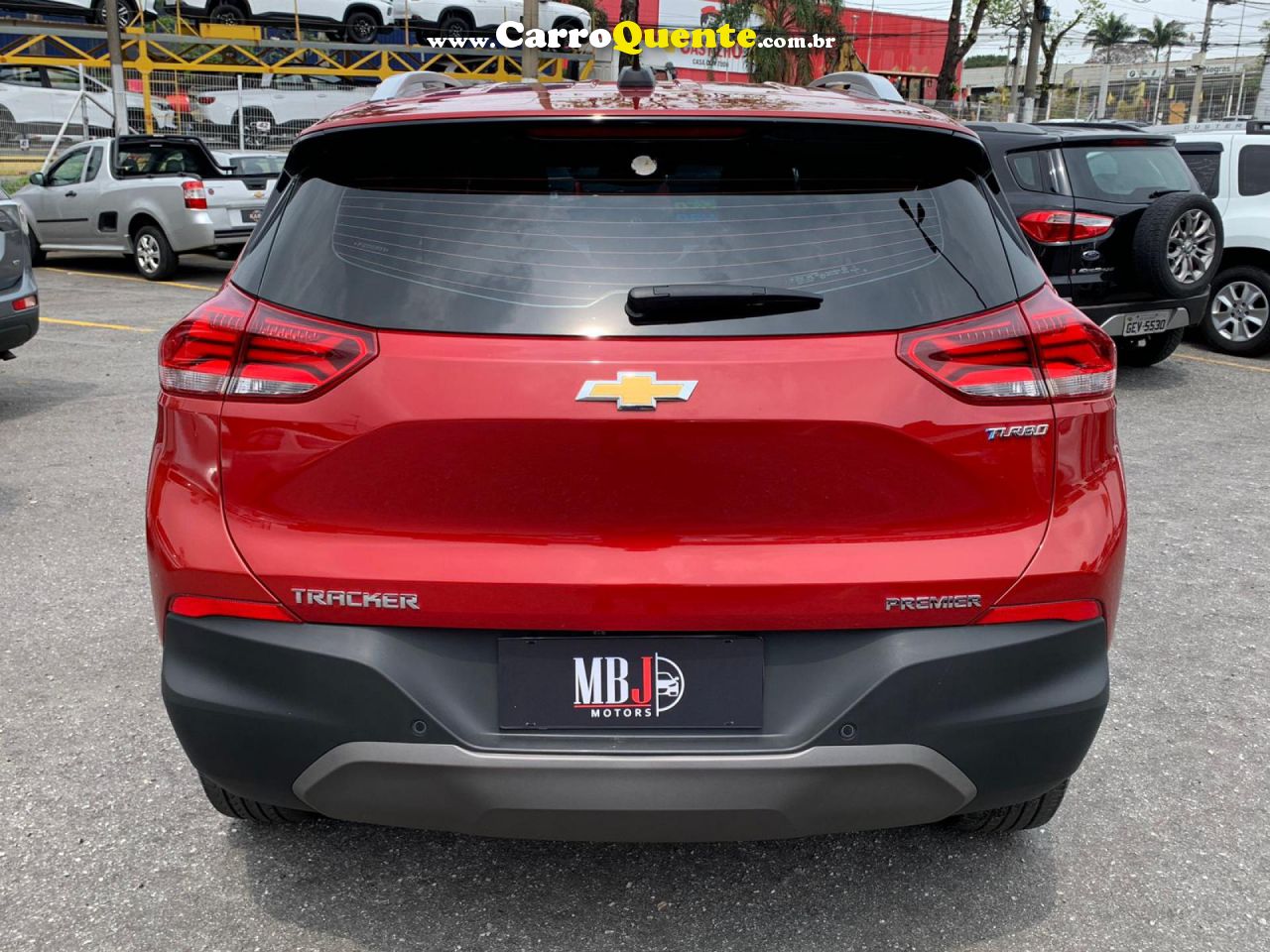 CHEVROLET   TRACKER PREMIER 1.0 TURBO 12V FLEX AUT.   VERMELHO 2023 1.0 FLEX - Loja