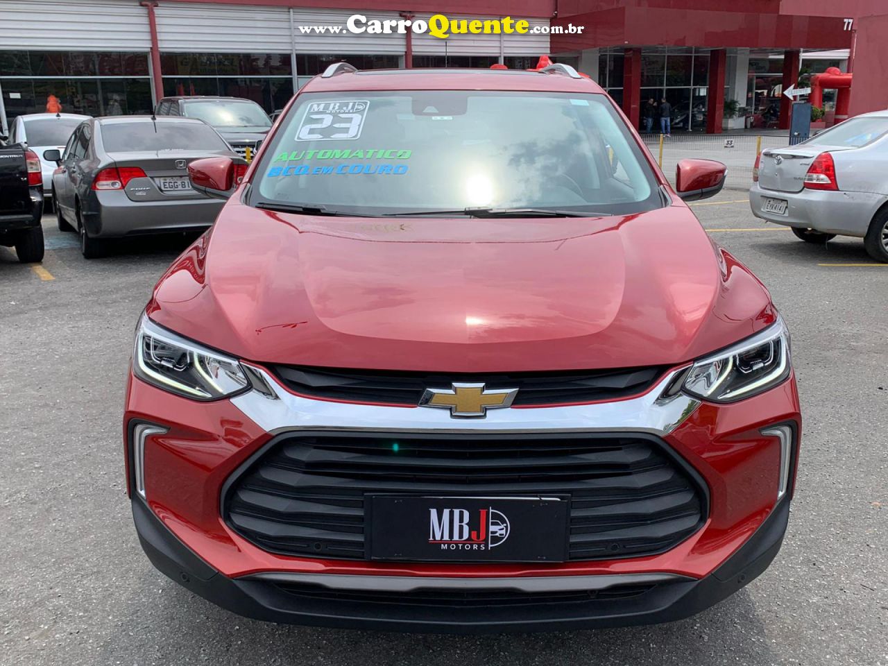 CHEVROLET   TRACKER PREMIER 1.0 TURBO 12V FLEX AUT.   VERMELHO 2023 1.0 FLEX - Loja