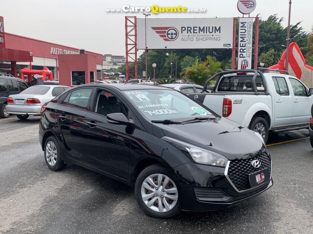 HYUNDAI   HB20S C.STYLEC.PLUS1.6 FLEX 16V AUT. 4P   PRETO 2019 1.6 FLEX - Loja