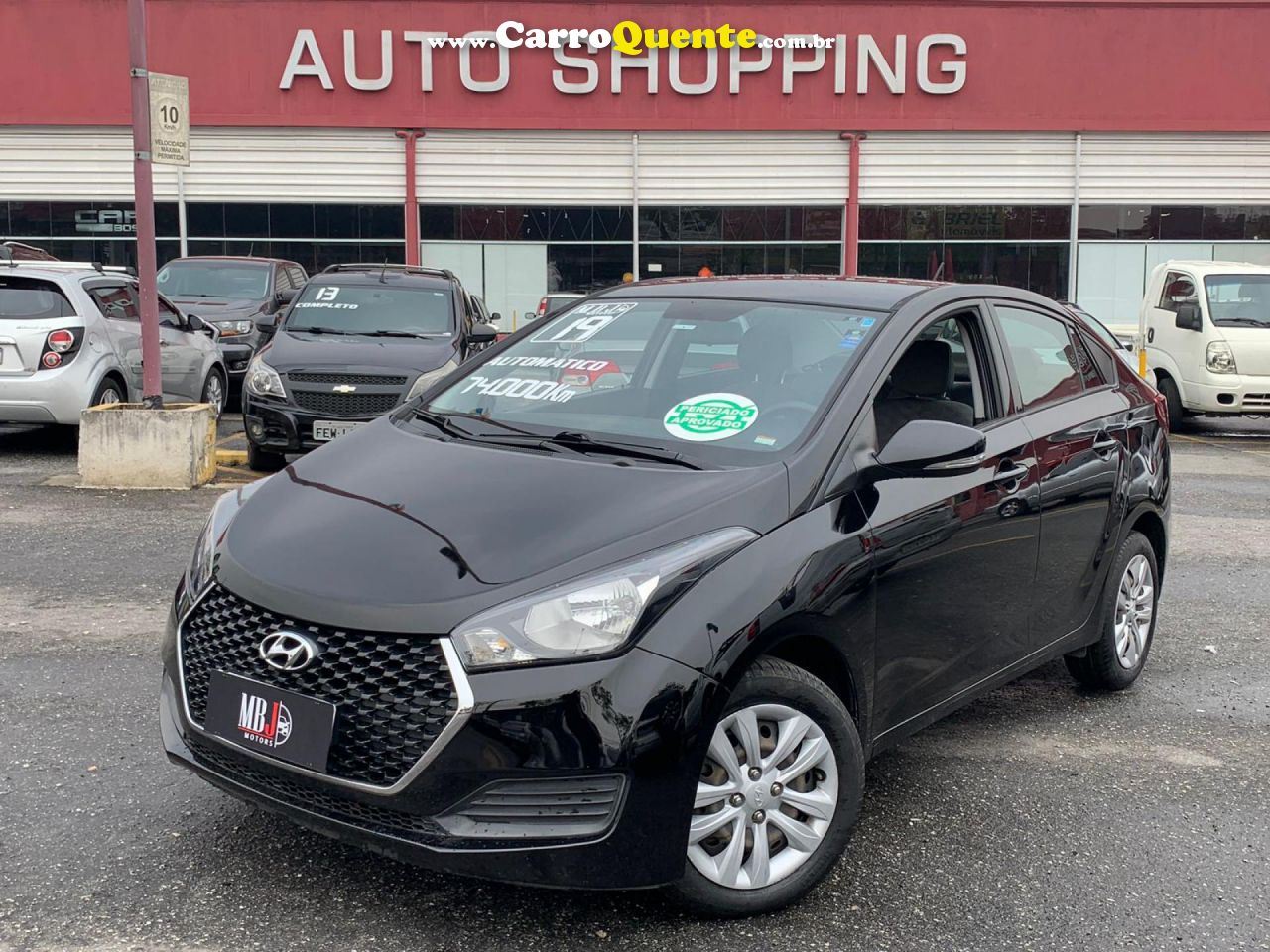 HYUNDAI   HB20S C.STYLEC.PLUS1.6 FLEX 16V AUT. 4P   PRETO 2019 1.6 FLEX - Loja