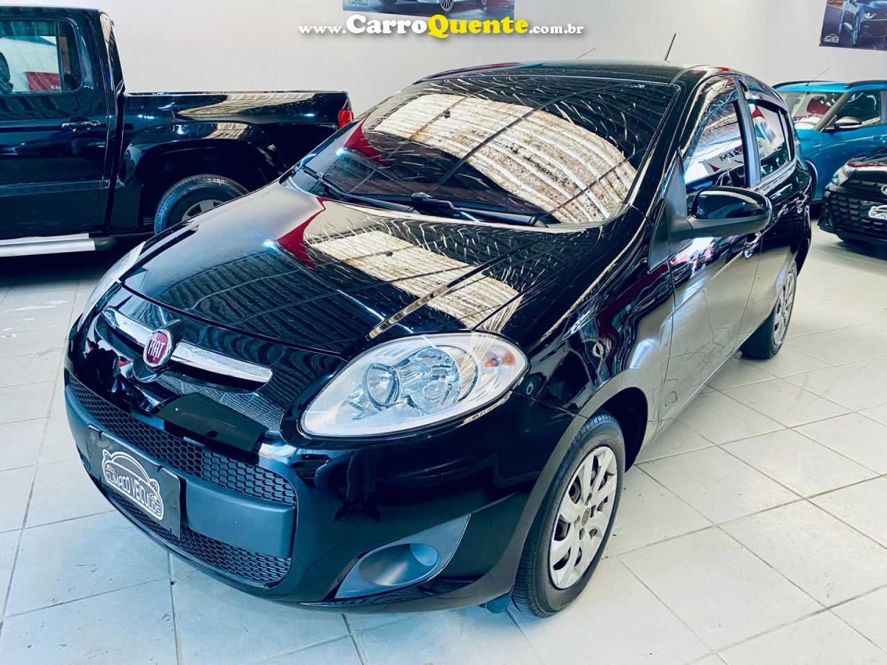 FIAT   PALIO ATTRACTIVE 1.0 EVO FIRE FLEX 8V 5P   PRETO 2015 1.0 FLEX - Loja