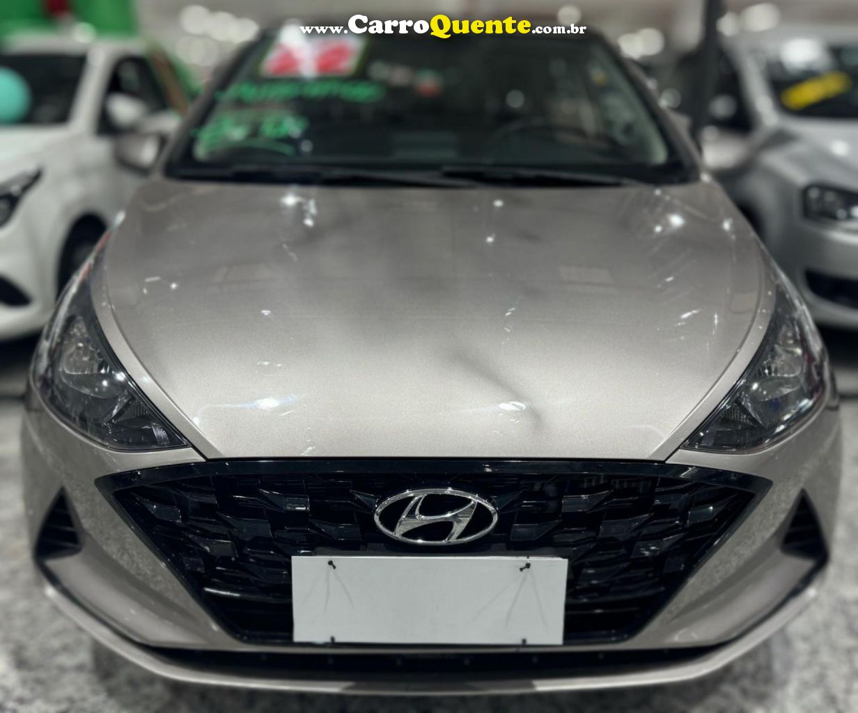 HYUNDAI   HB20 PLATINUM 1.0 TB FLEX 12V AUT.   PRATA 2022 1.0 FLEX - Loja