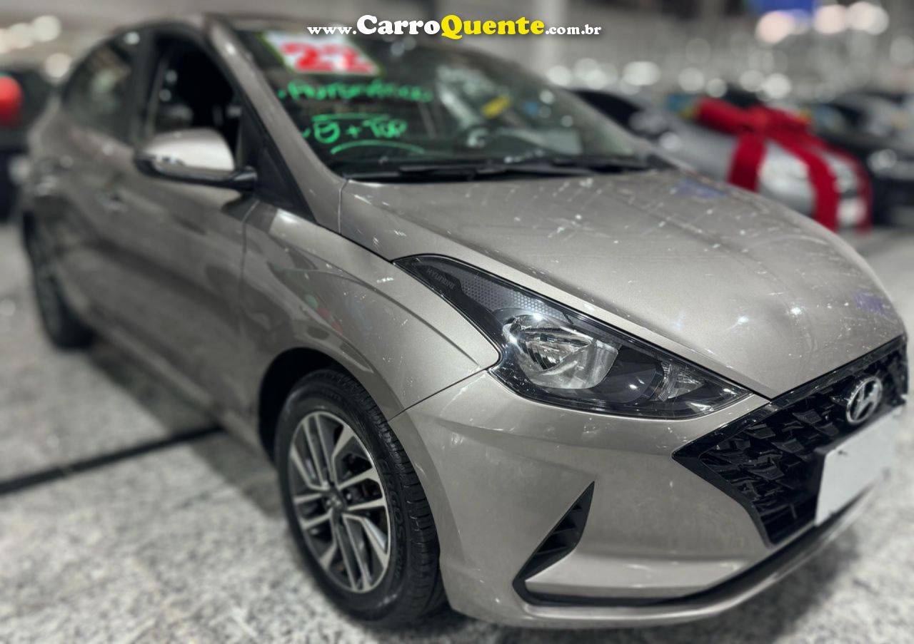 HYUNDAI   HB20 PLATINUM 1.0 TB FLEX 12V AUT.   PRATA 2022 1.0 FLEX - Loja