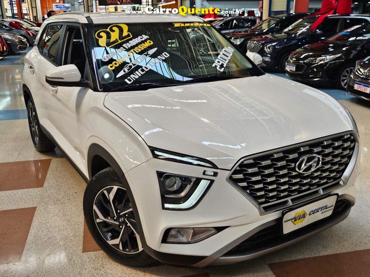 HYUNDAI CRETA 1.0 TURBO LIMITED * C/ APENAS 29.000 KM * - Loja