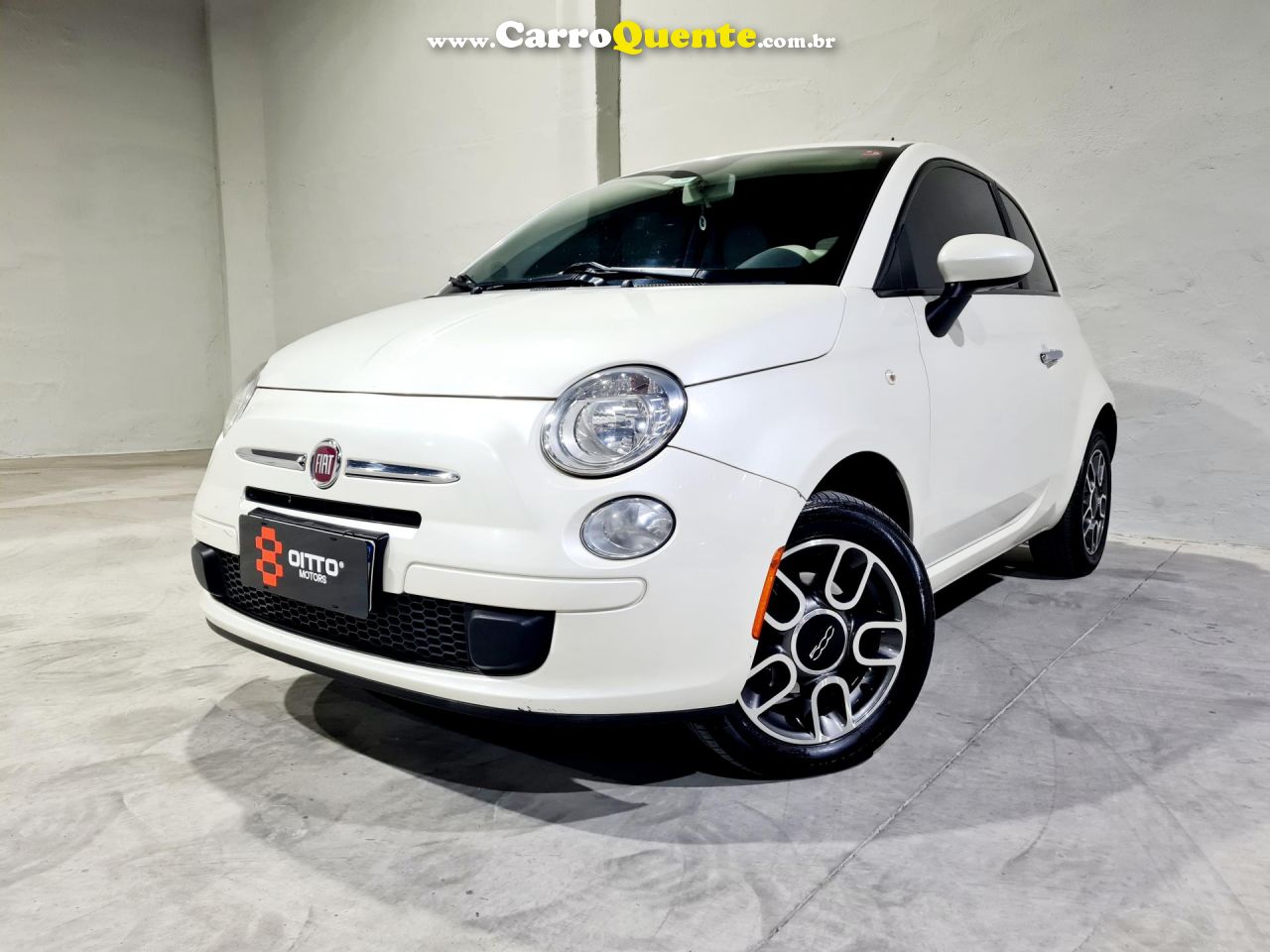 FIAT   500 CULT 1.4 FLEX 8V EVO DUALOGIC   BRANCO 2013 1.4 FLEX - Loja