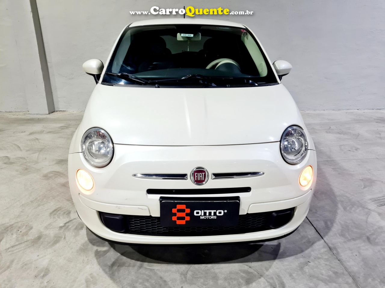 FIAT   500 CULT 1.4 FLEX 8V EVO DUALOGIC   BRANCO 2013 1.4 FLEX - Loja