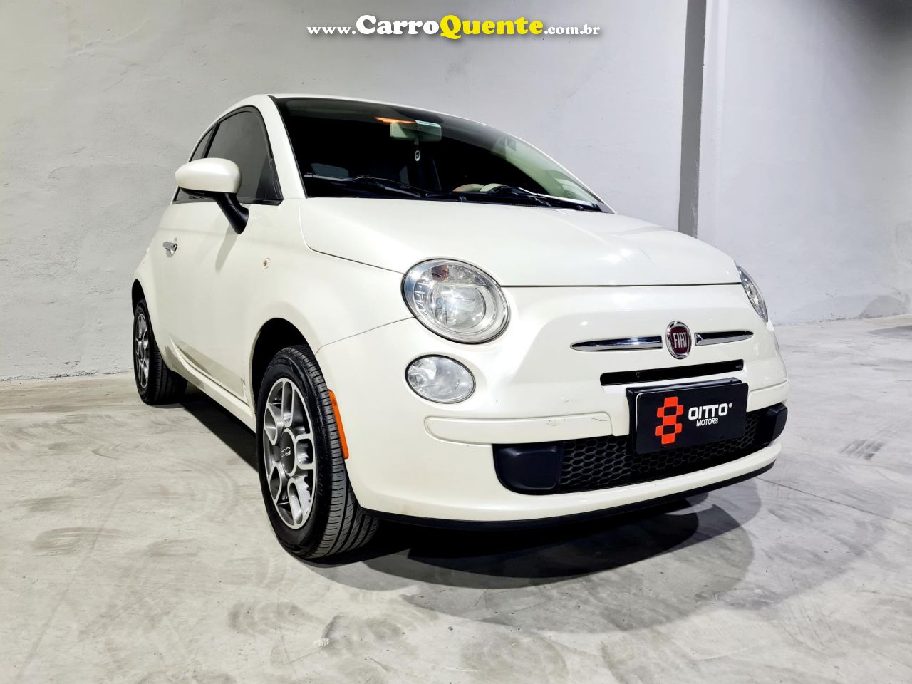 FIAT   500 CULT 1.4 FLEX 8V EVO DUALOGIC   BRANCO 2013 1.4 FLEX - Loja