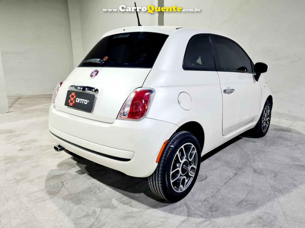 FIAT   500 CULT 1.4 FLEX 8V EVO DUALOGIC   BRANCO 2013 1.4 FLEX - Loja