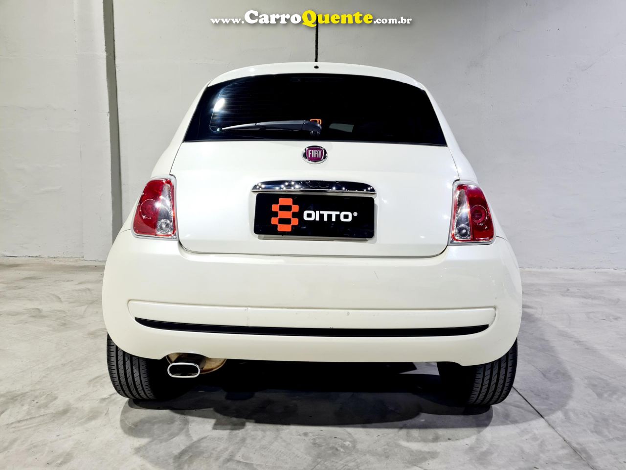 FIAT   500 CULT 1.4 FLEX 8V EVO DUALOGIC   BRANCO 2013 1.4 FLEX - Loja