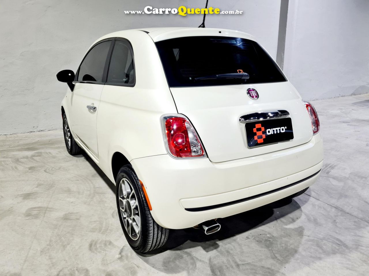 FIAT   500 CULT 1.4 FLEX 8V EVO DUALOGIC   BRANCO 2013 1.4 FLEX - Loja