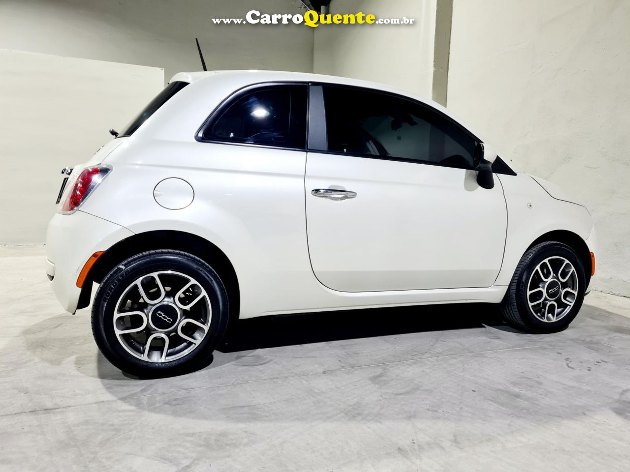 FIAT   500 CULT 1.4 FLEX 8V EVO DUALOGIC   BRANCO 2013 1.4 FLEX - Loja