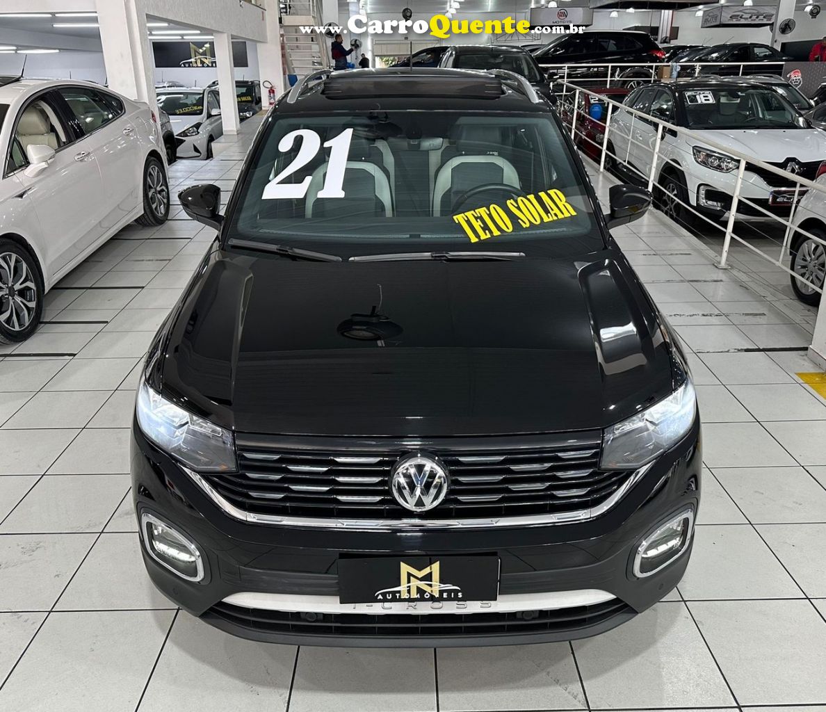 T-cross Highline 1.4 Turbo 250TSI Flex 2021 - Top de linha - Loja