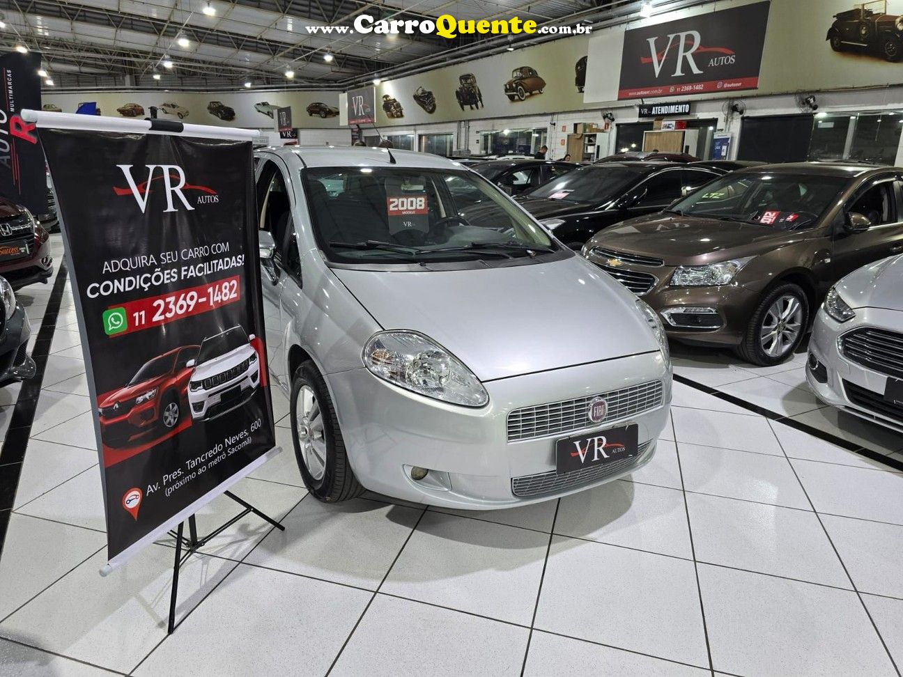 FIAT PUNTO 1.8 HLX 8V  KM 120.000 MUITO NOVO !!! - Loja