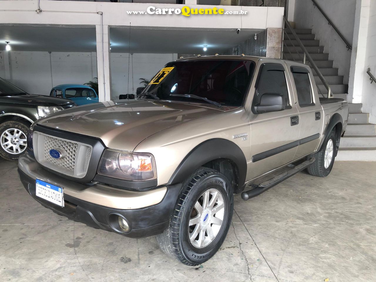 FORD   RANGER XLS 2.3 16V 145CV150CV 4X2 CS   PRATA 2007 2.3 GASOLINA - Loja