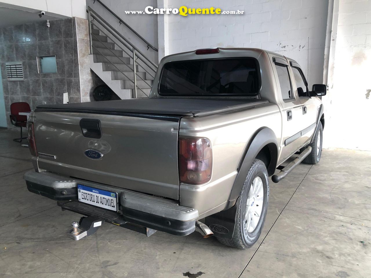 FORD   RANGER XLS 2.3 16V 145CV150CV 4X2 CS   PRATA 2007 2.3 GASOLINA - Loja