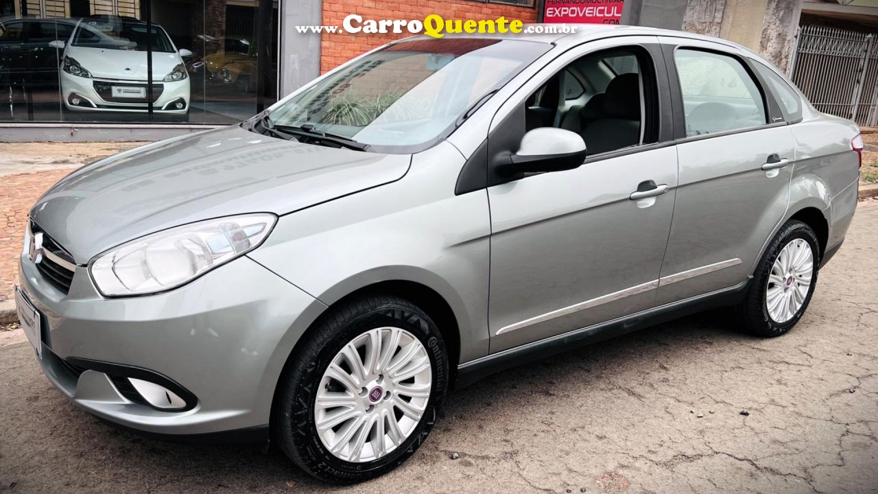 FIAT   GRAND SIENA ESSENCE 1.6 FLEX 16V   CINZA 2013 1.6 FLEX - Loja