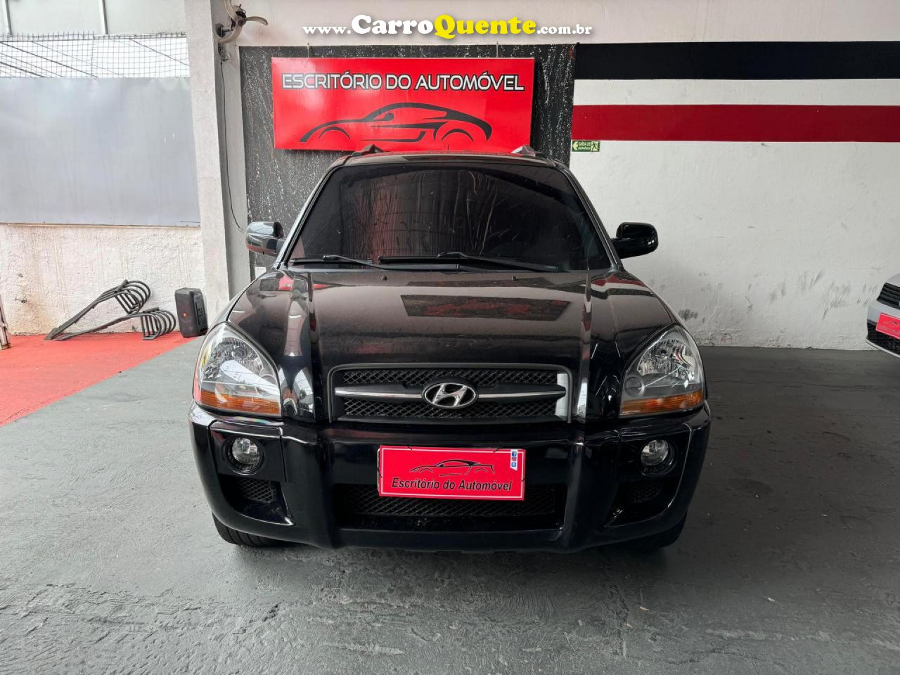 HYUNDAI   SANTA FE GLS 2.7 V6 4X4TIPTRONIC   PRETO 2010 2.0 GASOLINA - Loja