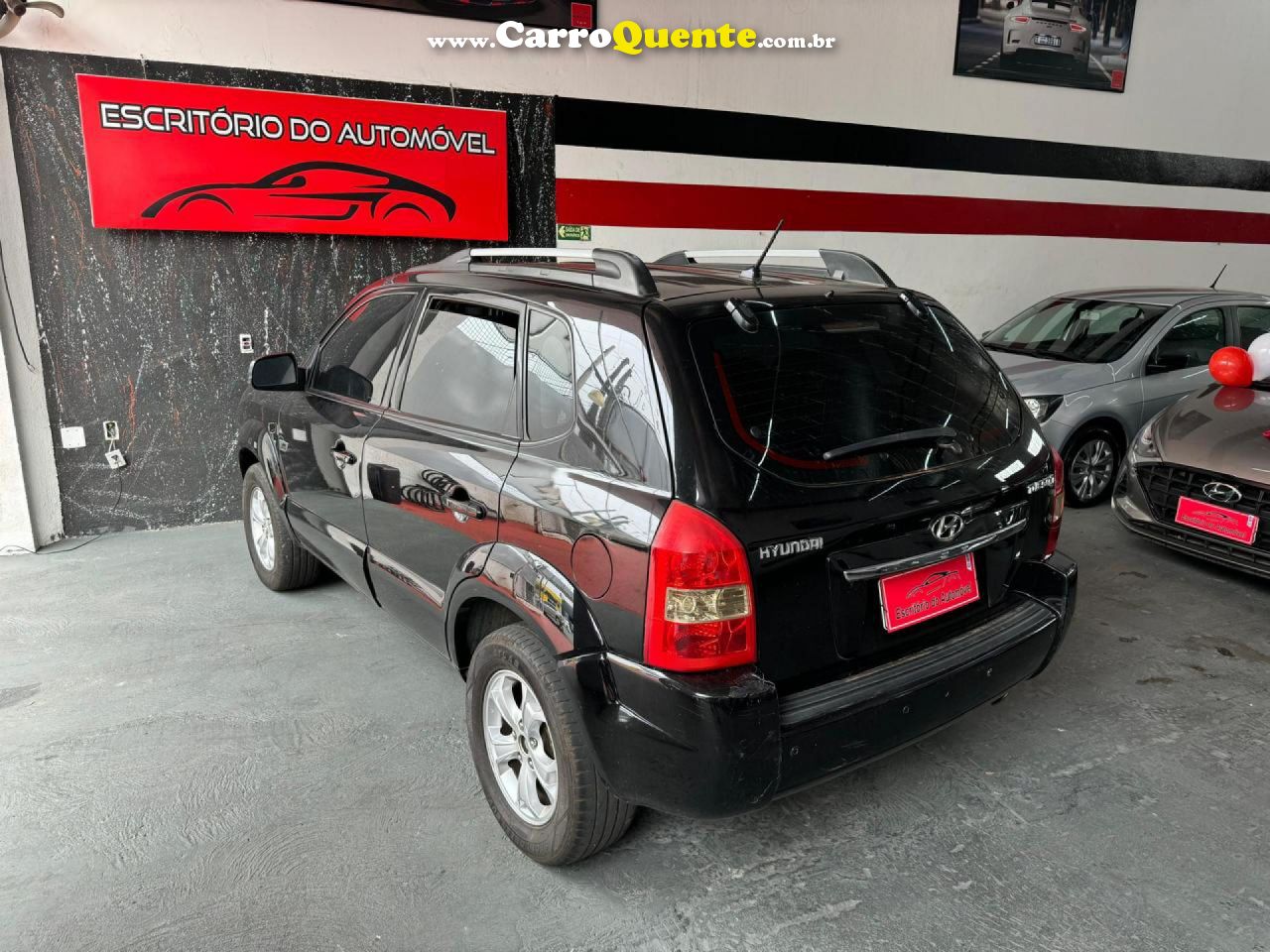 HYUNDAI   SANTA FE GLS 2.7 V6 4X4TIPTRONIC   PRETO 2010 2.0 GASOLINA - Loja