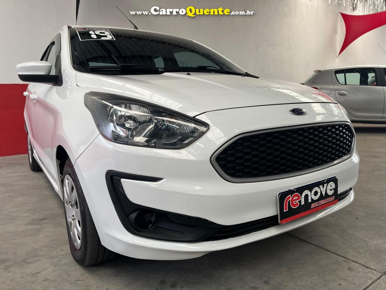 FORD   KA 1.0 SESE PLUS TIVCT FLEX 5P   BRANCO 2019 1.0 FLEX - Loja