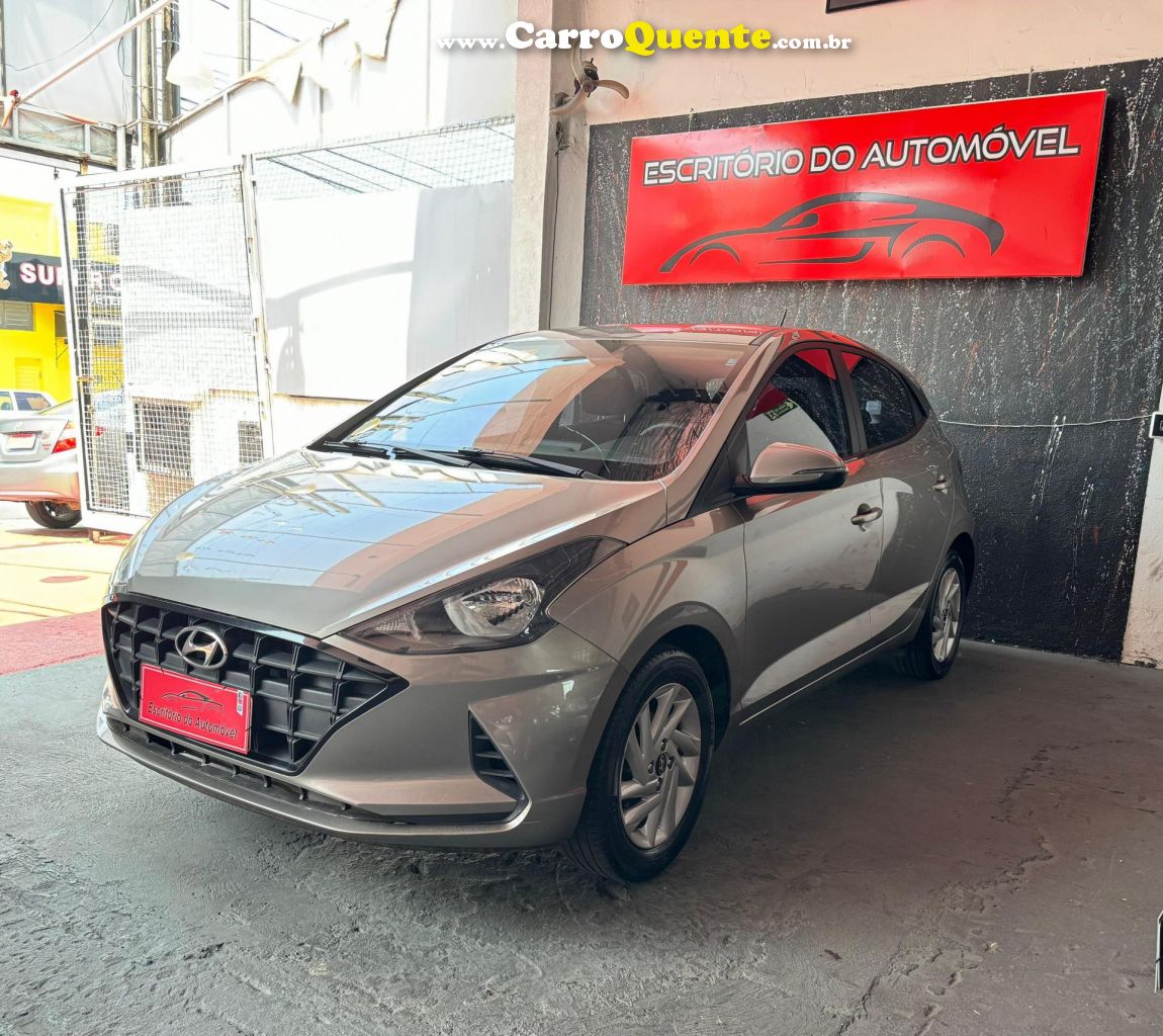 HYUNDAI   HB20 SENSE 1.0 FLEX 12V MEC.   PRATA 2022 1.0 FLEX - Loja