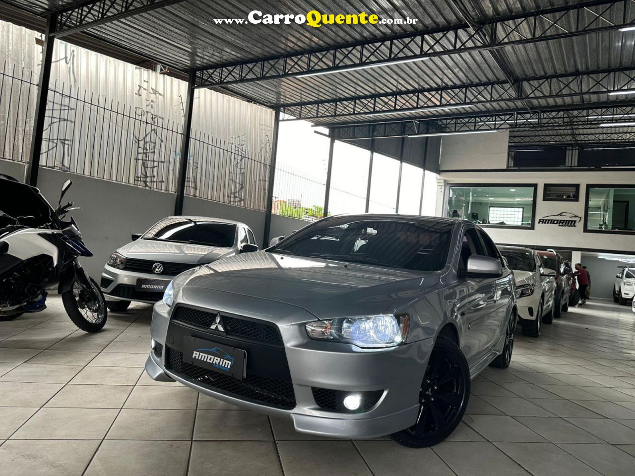 MITSUBISHI   LANCER 2.0 16V 160CV AUT.   PRATA 2012 2.0 GASOLINA - Loja