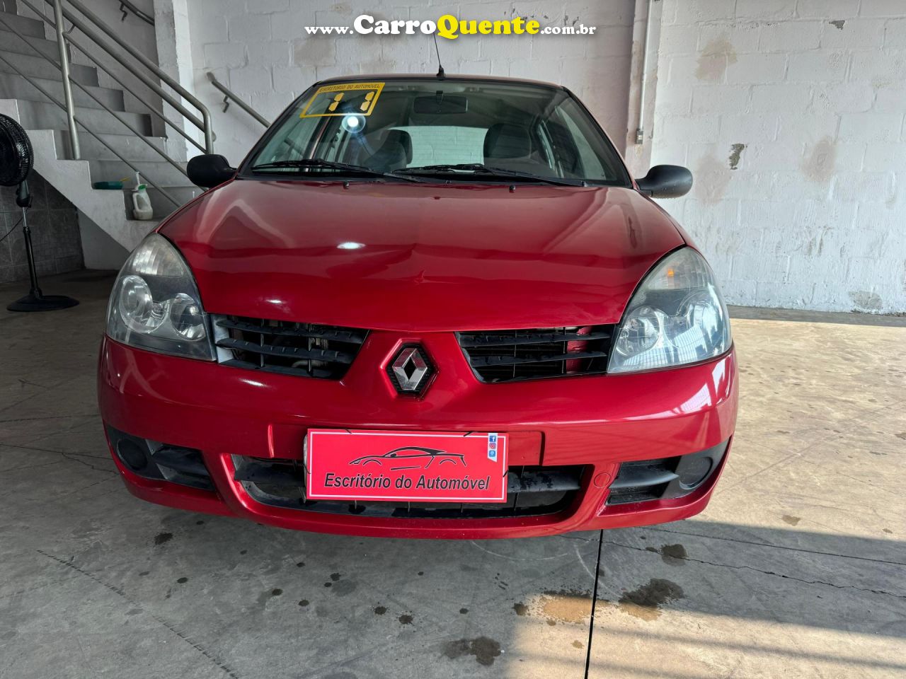 RENAULT   CLIO HI-FLEX 1.0 16V 5P   VERMELHO 2011 1.0 GASOLINA - Loja