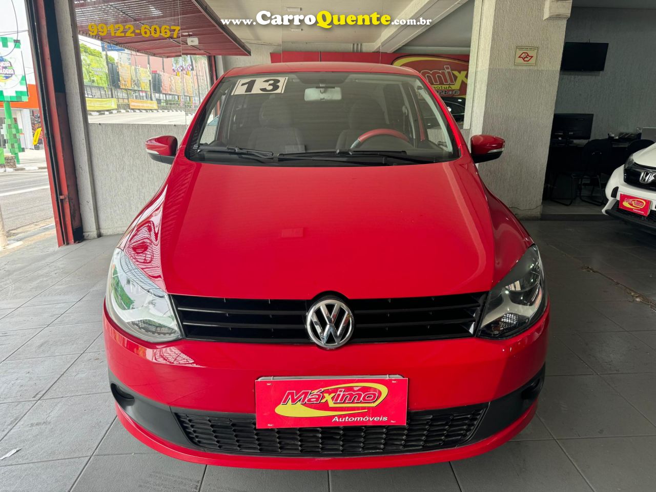 VOLKSWAGEN   FOX 1.0 MI TOTAL FLEX 8V 5P   VERMELHO 2013 1.0 FLEX - Loja