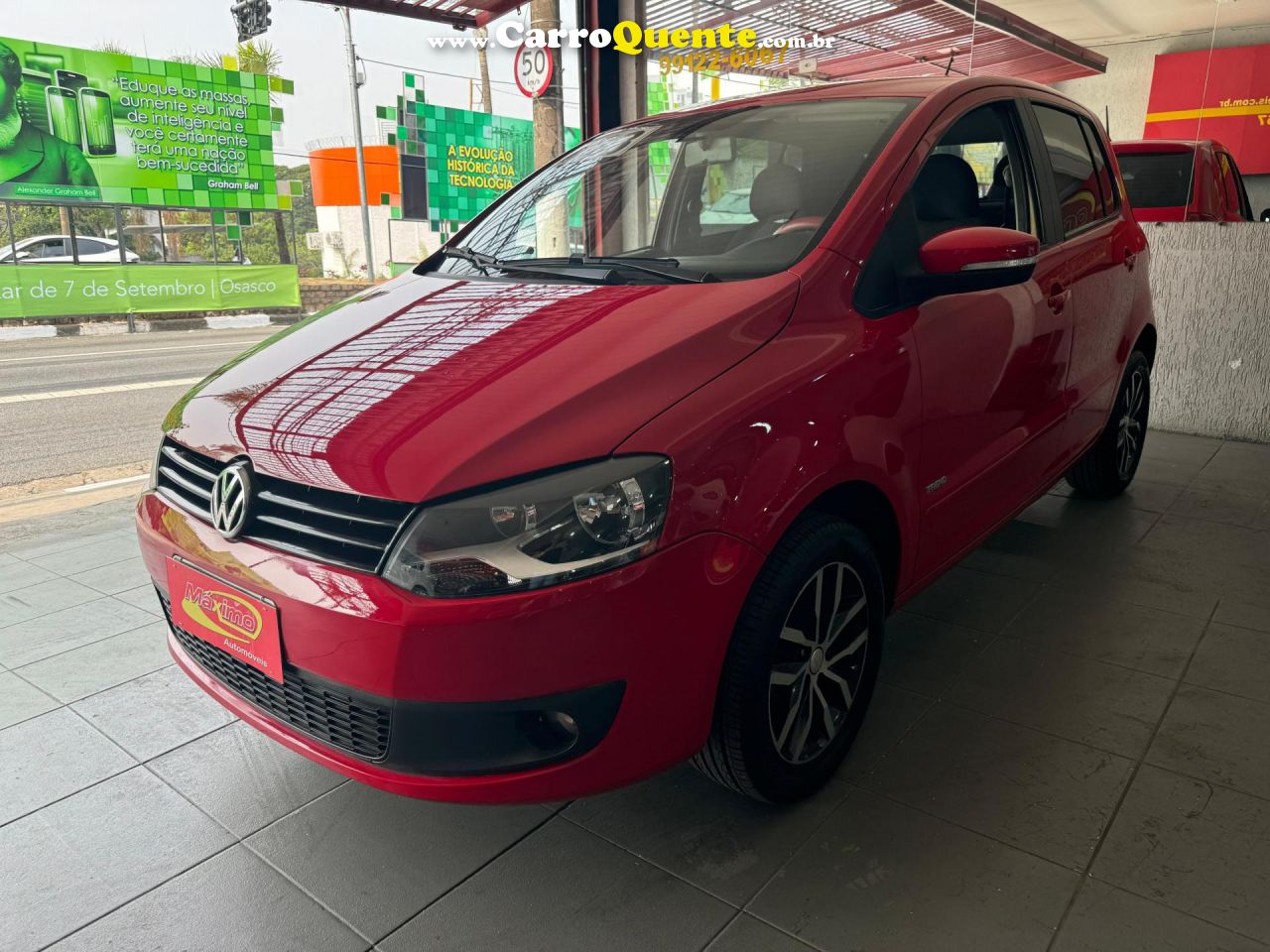 VOLKSWAGEN   FOX 1.0 MI TOTAL FLEX 8V 5P   VERMELHO 2013 1.0 FLEX - Loja