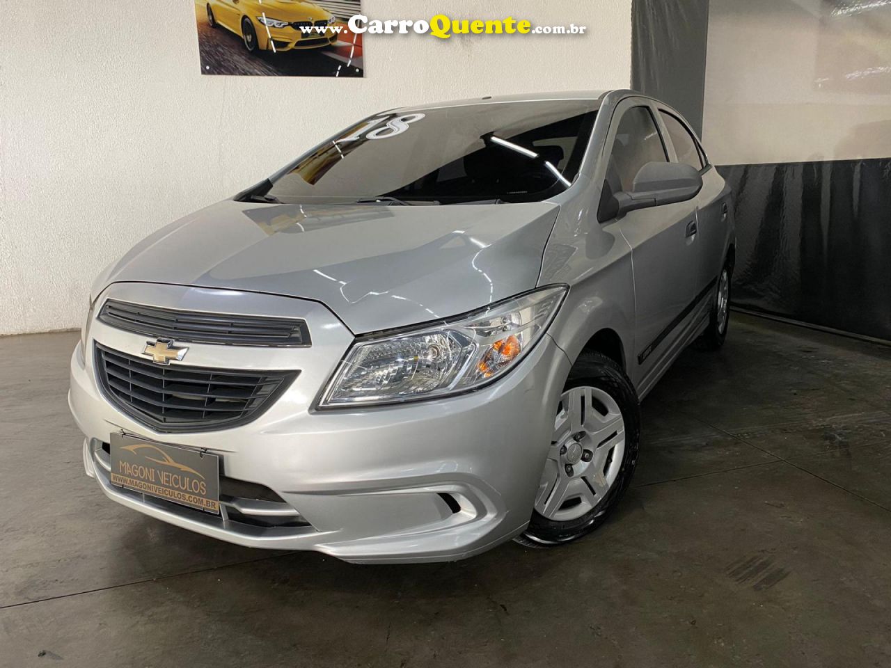 CHEVROLET   ONIX HATCH JOY 1.0 8V FLEX 5P MEC.   PRATA 2018 1.0 FLEX - Loja