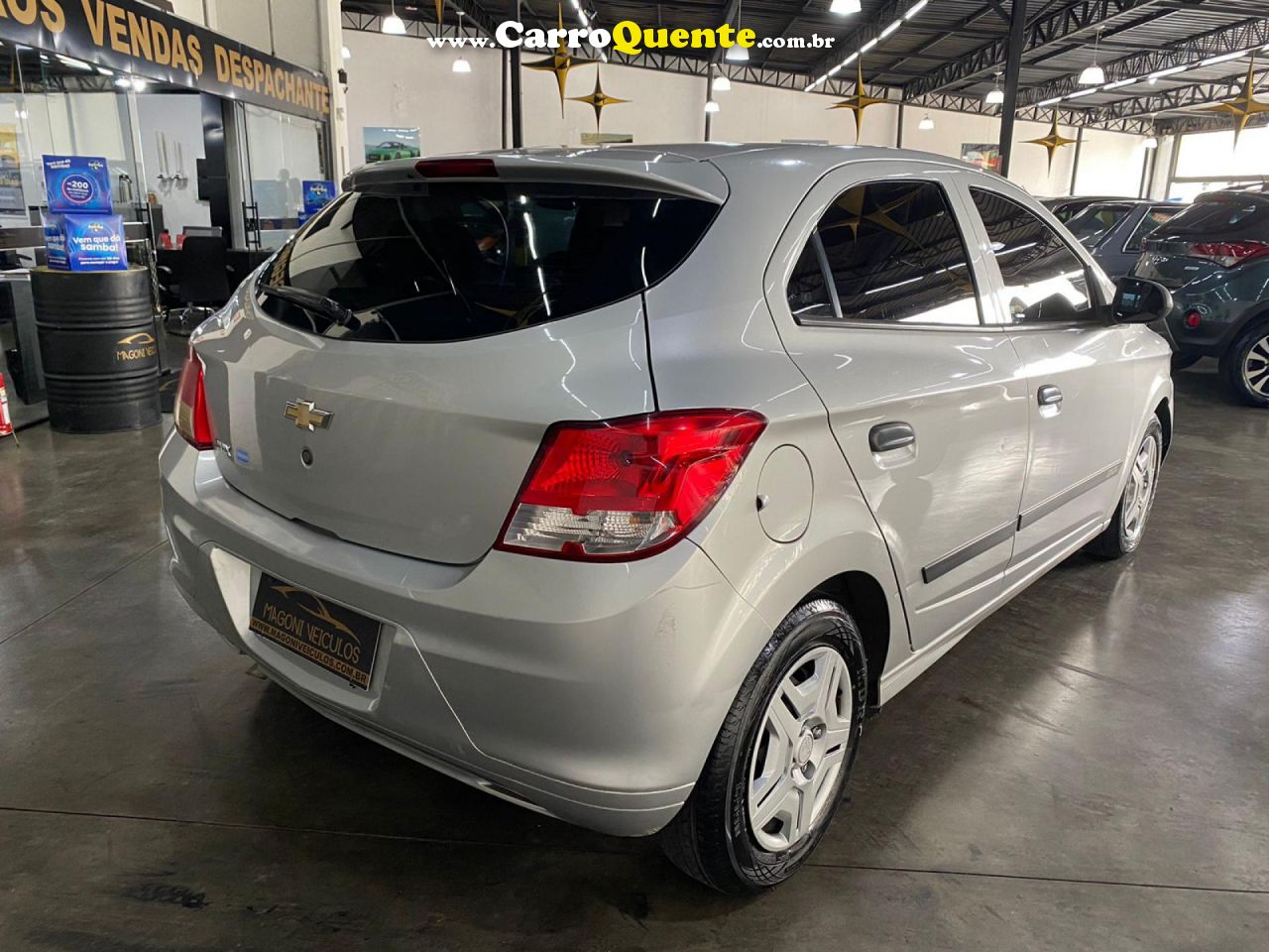 CHEVROLET   ONIX HATCH JOY 1.0 8V FLEX 5P MEC.   PRATA 2018 1.0 FLEX - Loja