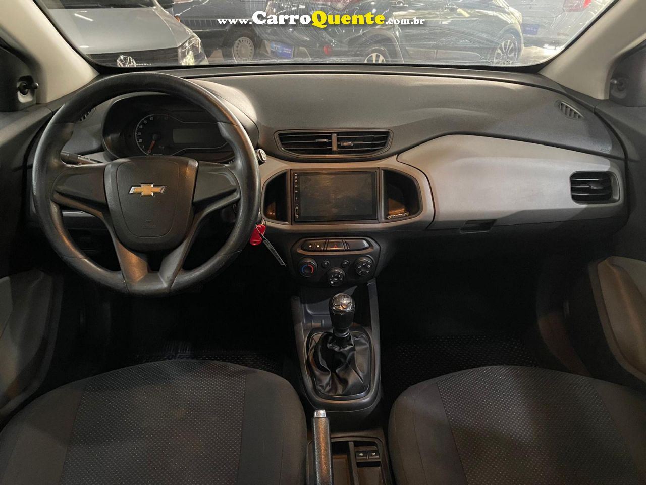 CHEVROLET   ONIX HATCH JOY 1.0 8V FLEX 5P MEC.   PRATA 2018 1.0 FLEX - Loja