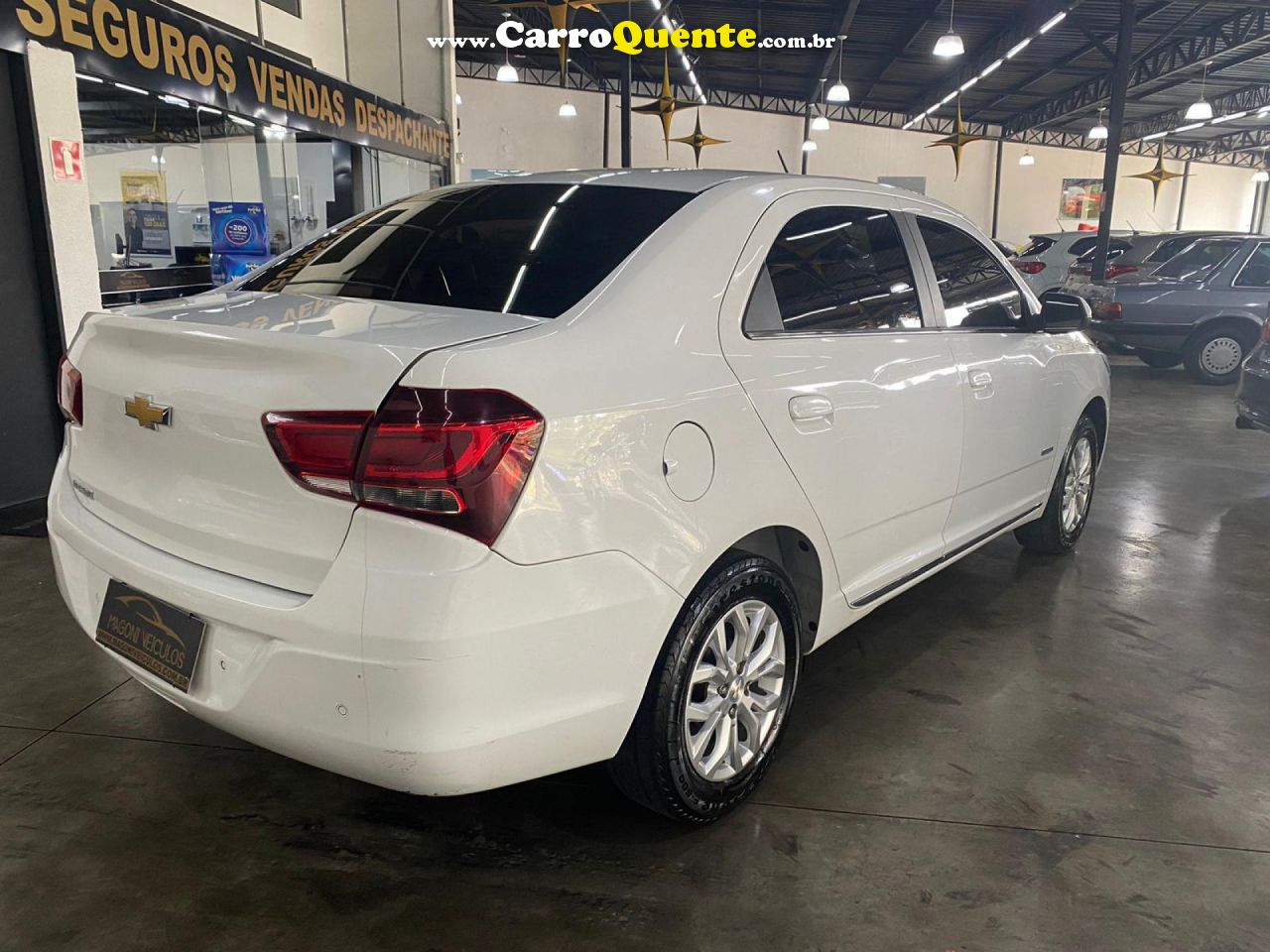 CHEVROLET   COBALT ELITE 1.8 8V ECONO.FLEX 4P AUT.   BRANCO 2018 1.8 FLEX - Loja