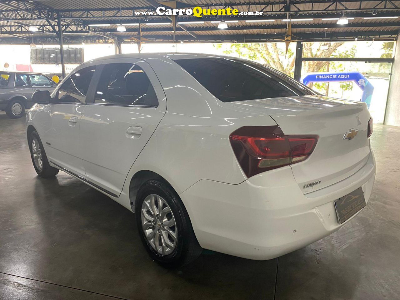 CHEVROLET   COBALT ELITE 1.8 8V ECONO.FLEX 4P AUT.   BRANCO 2018 1.8 FLEX - Loja