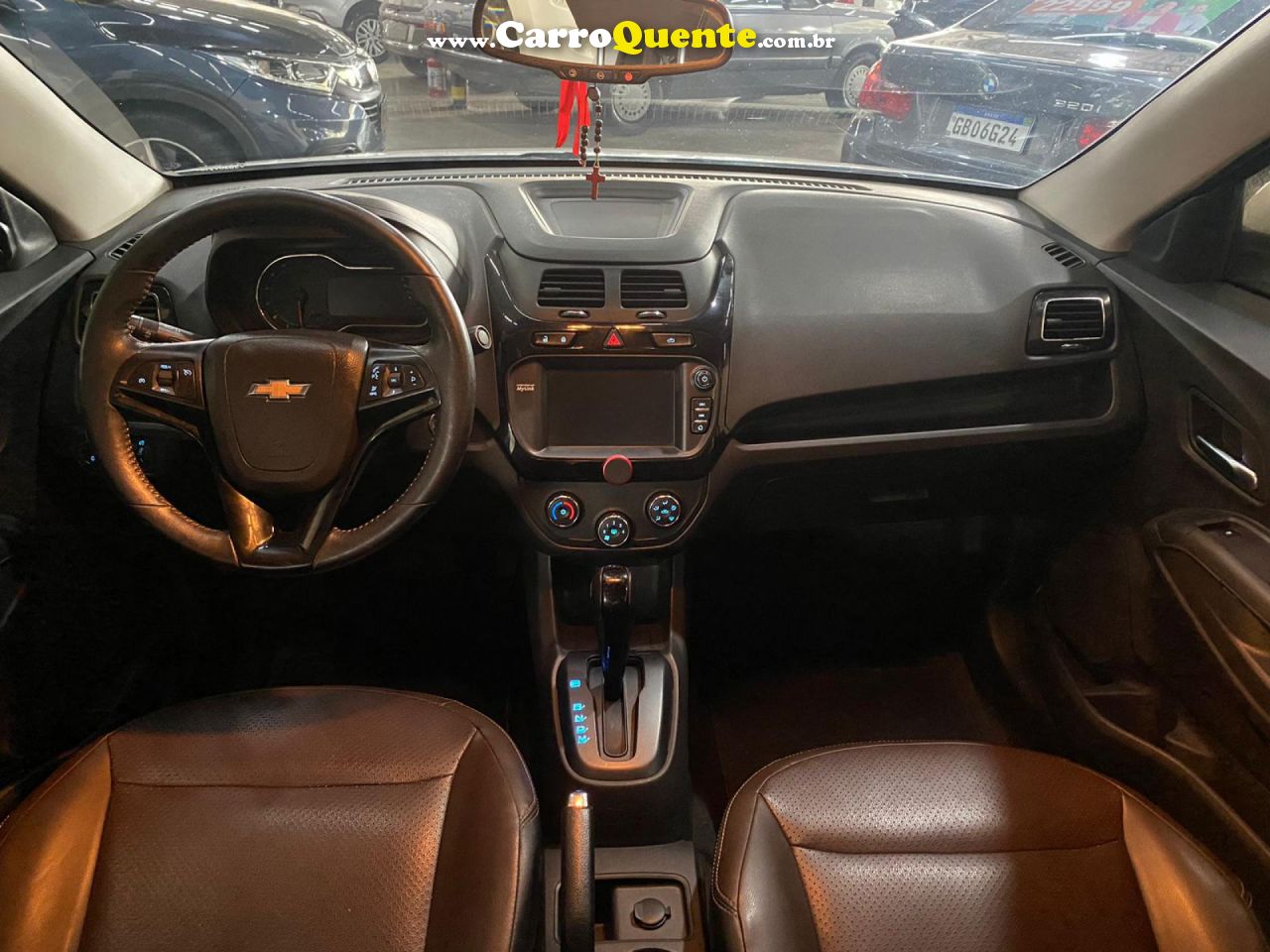 CHEVROLET   COBALT ELITE 1.8 8V ECONO.FLEX 4P AUT.   BRANCO 2018 1.8 FLEX - Loja