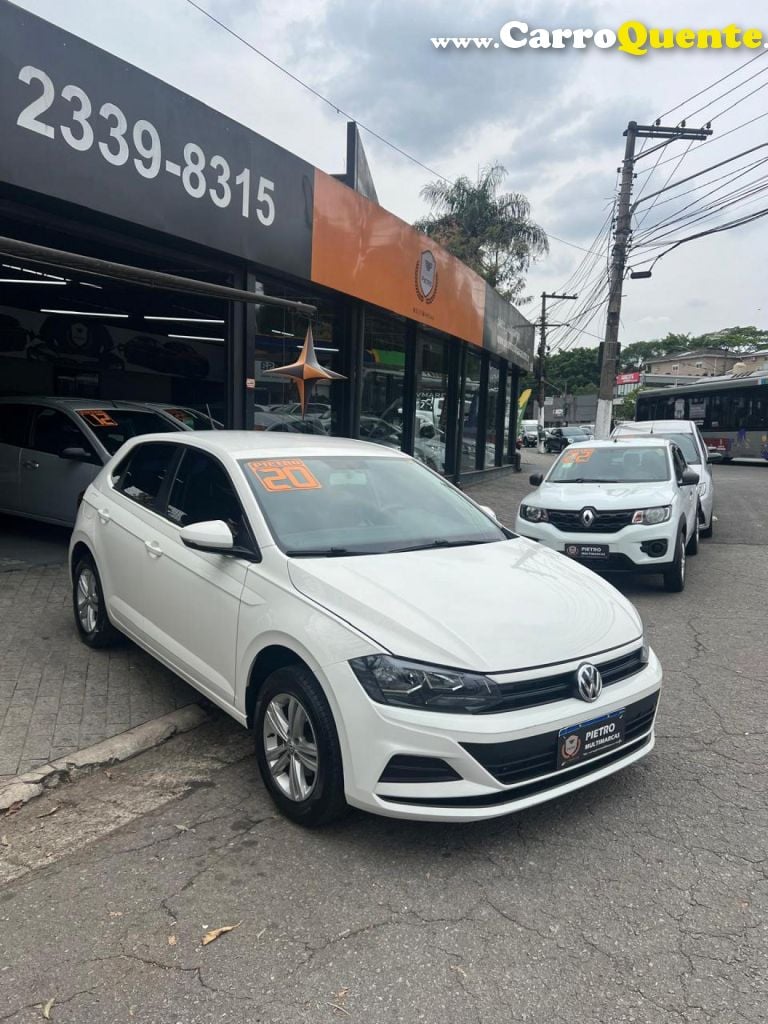 VOLKSWAGEN   POLO 1.6 MSI FLEX 16V 5P   BRANCO 2020 1.6 FLEX - Loja