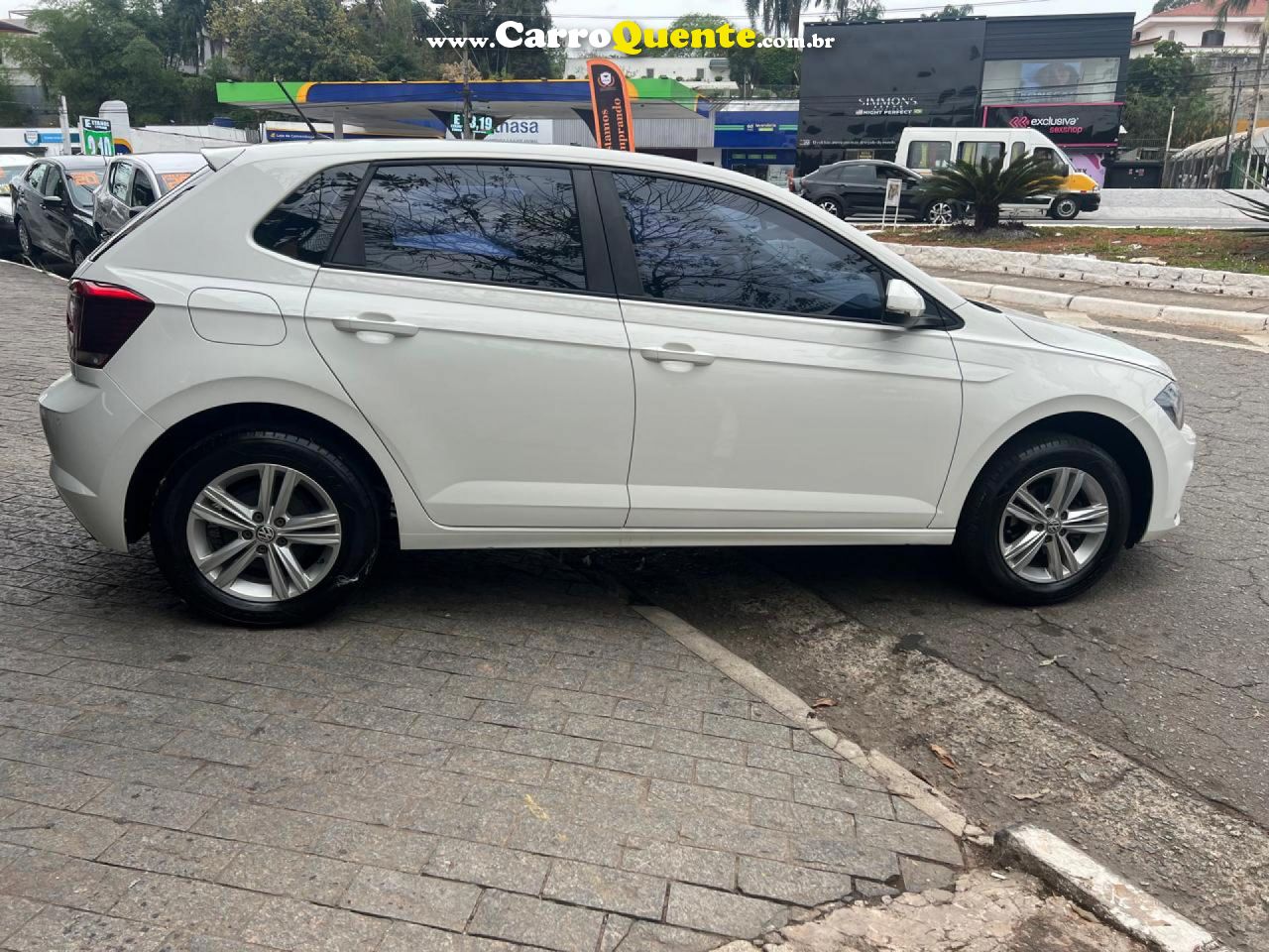 VOLKSWAGEN   POLO 1.6 MSI FLEX 16V 5P   BRANCO 2020 1.6 FLEX - Loja