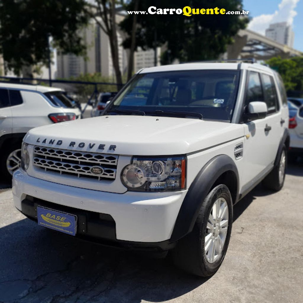 LAND ROVER   DISCOVERY4 S 3.0 4X4 TDV6 DIESEL AUT.   BRANCO 2013 3.0 DIESEL - Loja