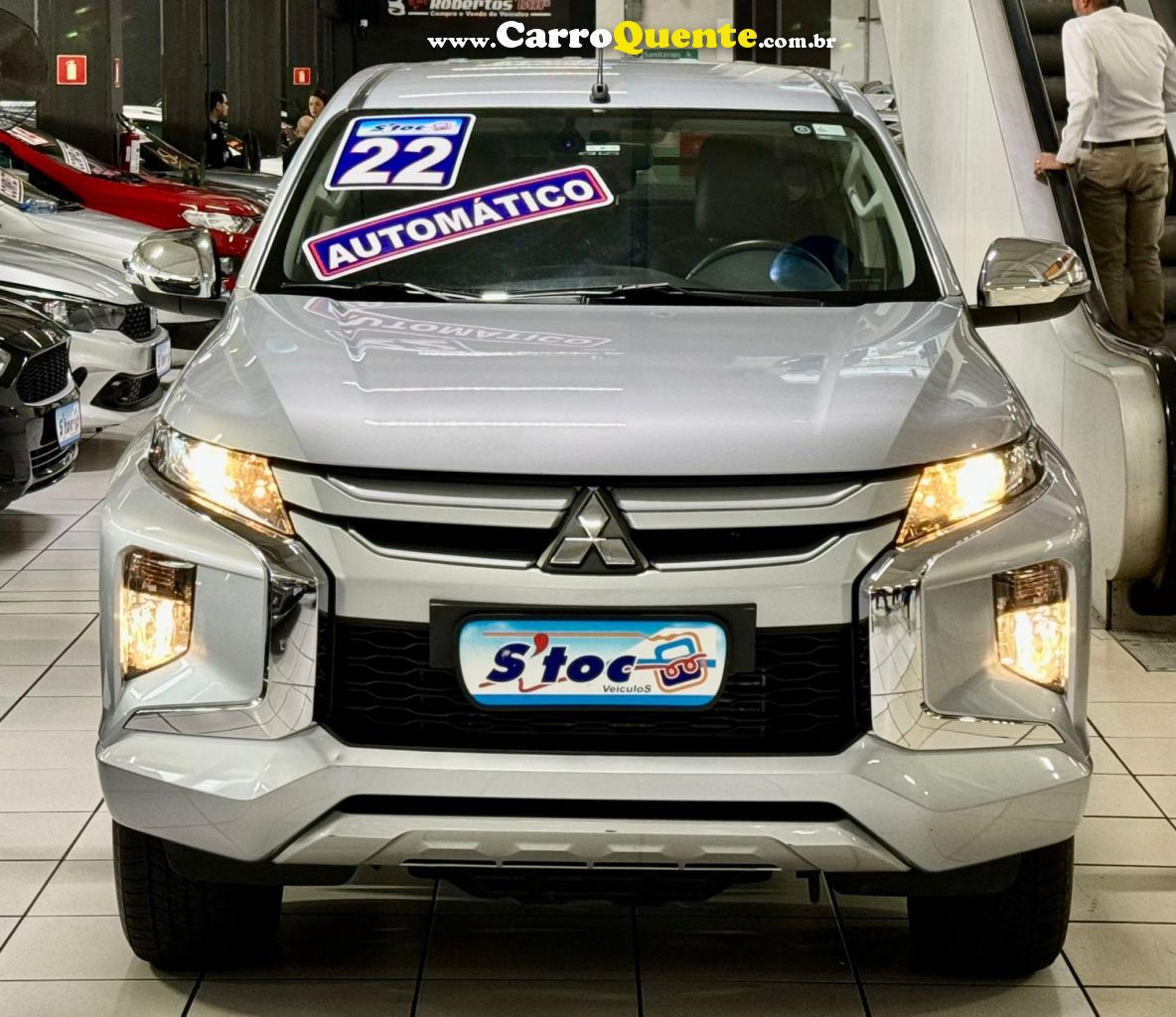 MITSUBISHI   L200 TRITON SPORT HPE 2.4 CD DIESEL AUT.   PRATA 2022 2.4 DIESEL - Loja