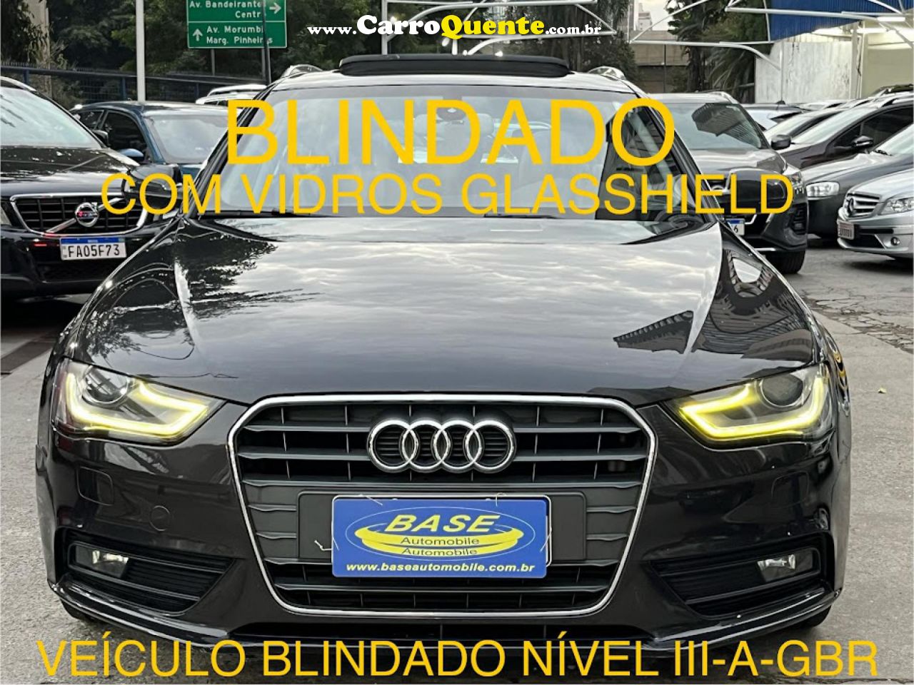 AUDI   A4 1.8 AVANT TURBO TIP. MULTITRONIC   CINZA 2015 1.8 T GASOLINA - Loja