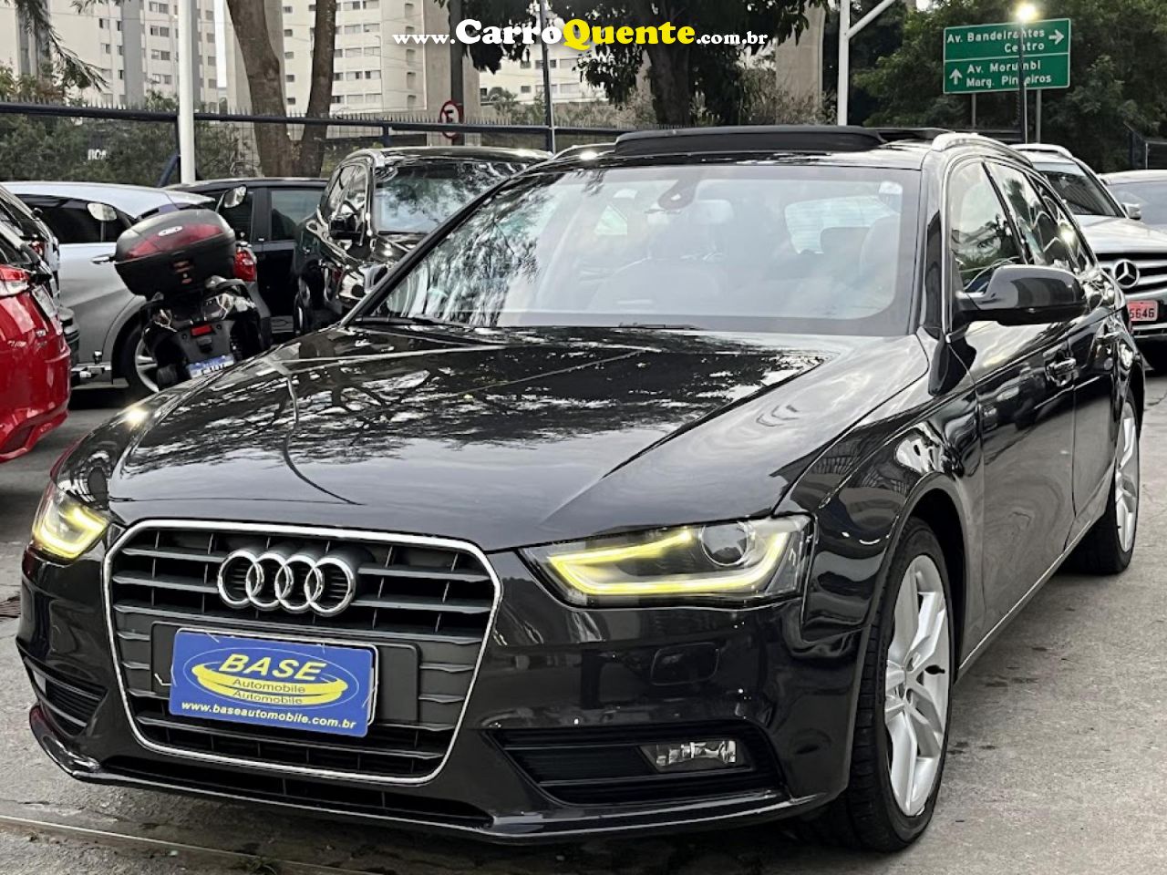 AUDI   A4 1.8 AVANT TURBO TIP. MULTITRONIC   CINZA 2015 1.8 T GASOLINA - Loja