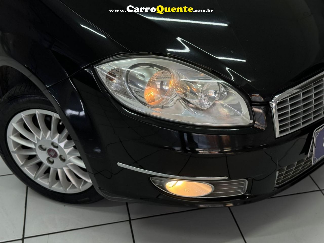 FIAT   LINEA ABSOLUTE 1.91.8 FLEX DUALOGIC 4P   PRETO 2010 1.9 FLEX - Loja