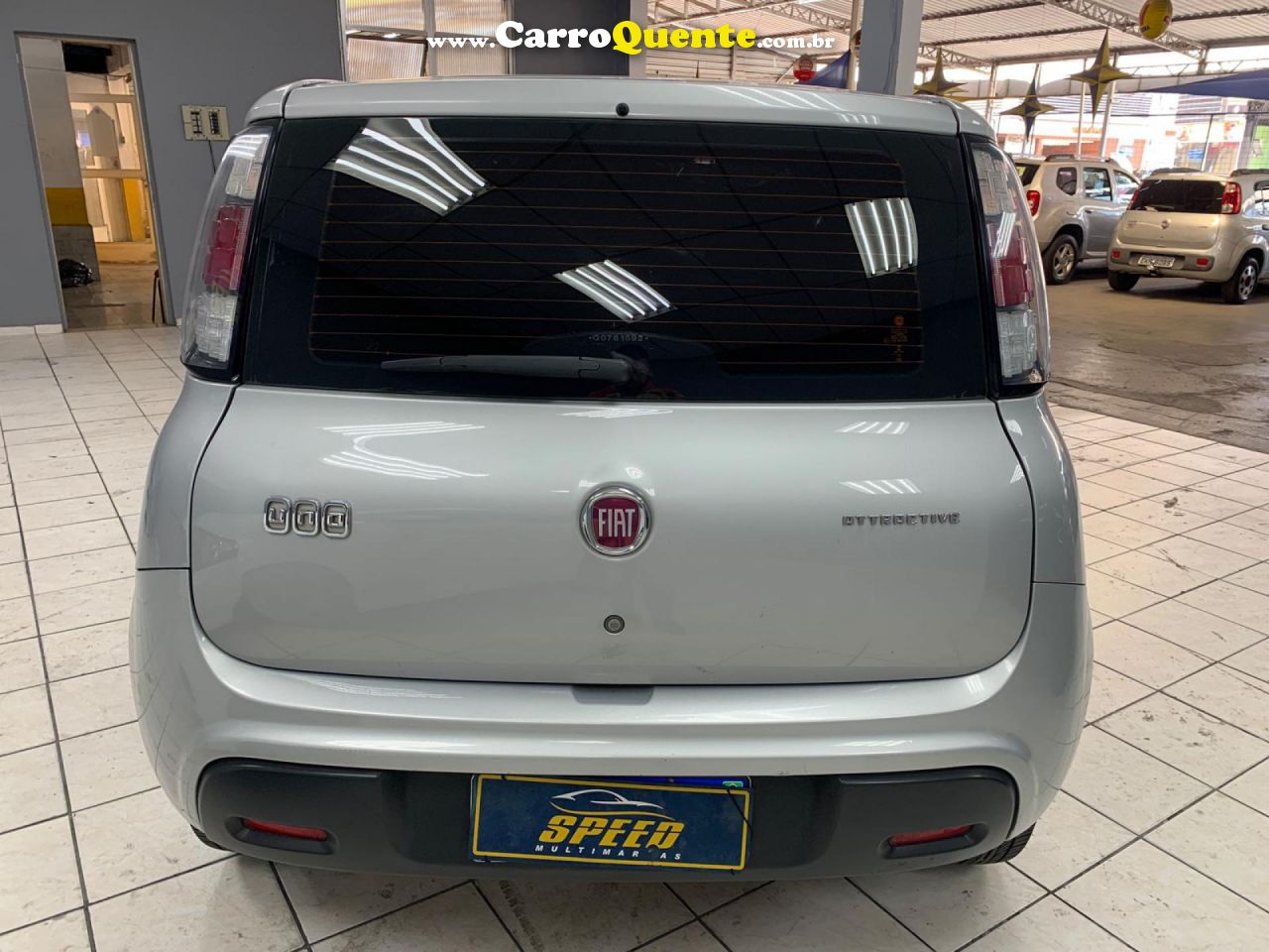 FIAT   UNO ATTRACTIVE 1.0 FIRE FLEX 8V 5P   PRATA 2016 1.0 FLEX - Loja