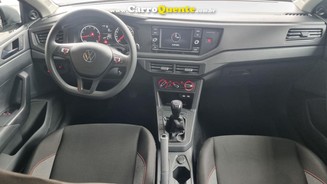 VOLKSWAGEN   POLO 1.0 MPI FLEX 12V 5P   CINZA 2024 1.0 FLEX - Loja