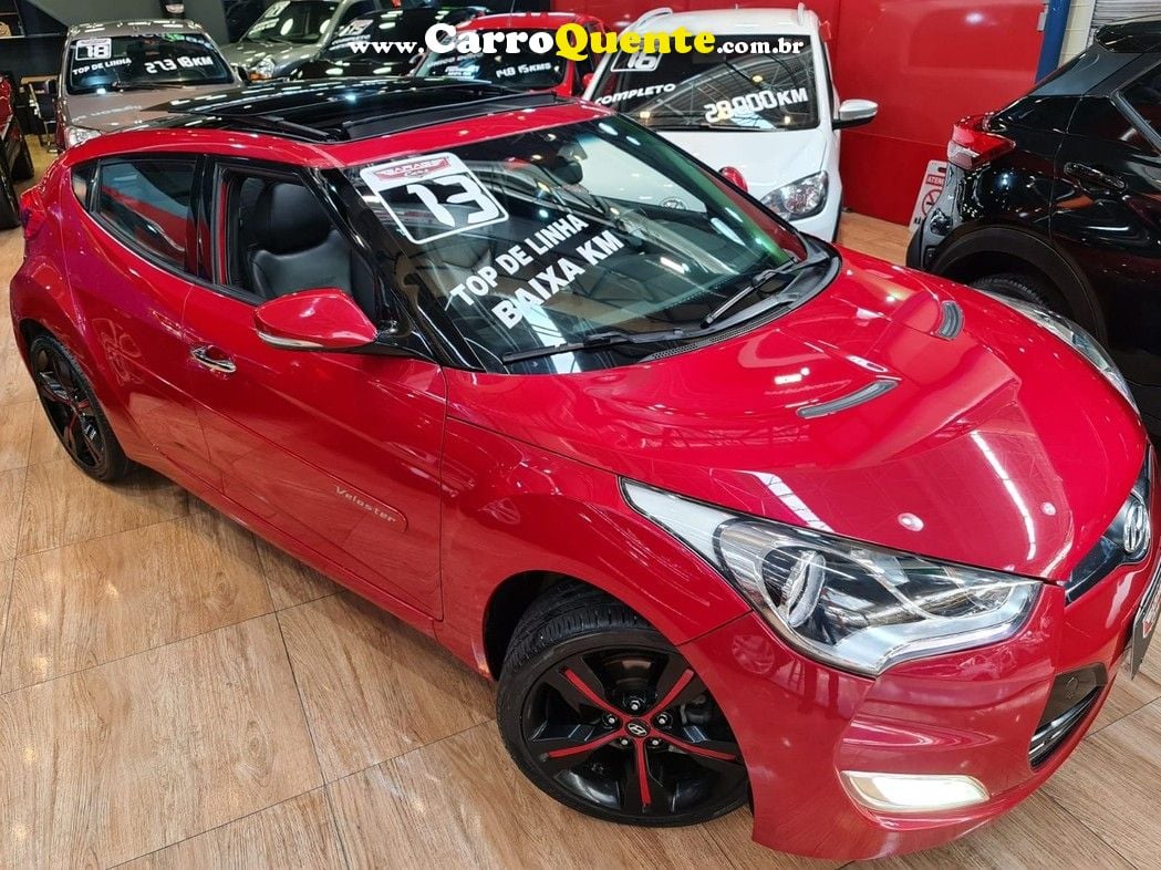 HYUNDAI VELOSTER 1.6 COM TETO SOLAR  KM  BAIXO ! - Loja