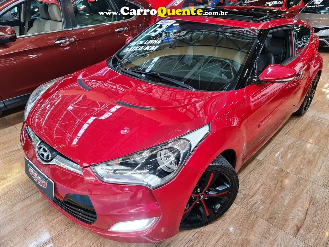 HYUNDAI VELOSTER 1.6 COM TETO SOLAR  KM  BAIXO ! - Loja