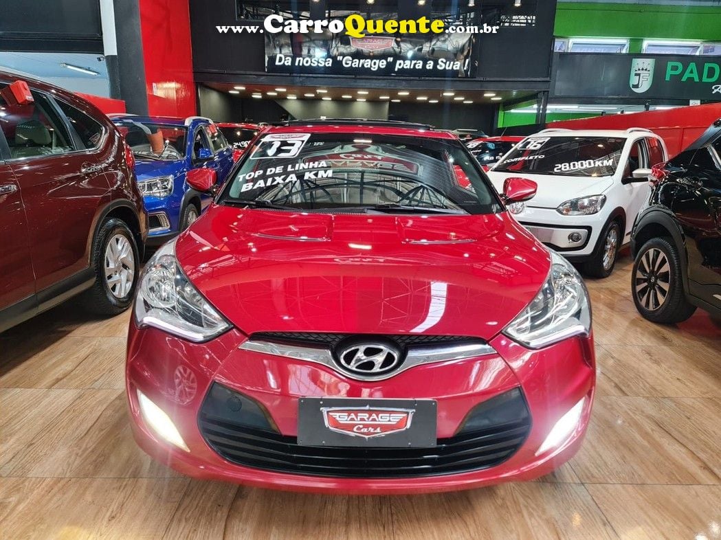 HYUNDAI VELOSTER 1.6 COM TETO SOLAR  KM  BAIXO ! - Loja