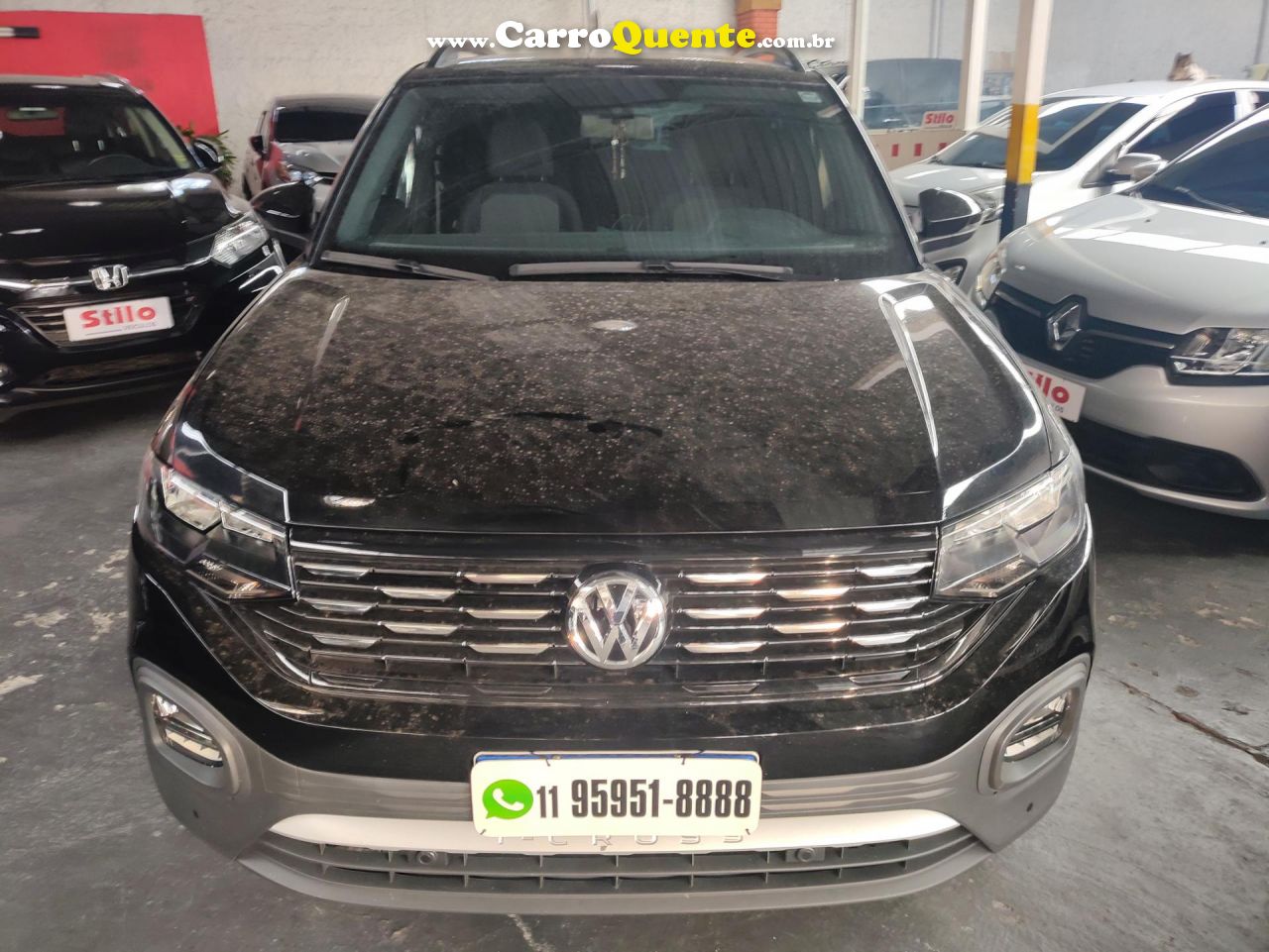 VOLKSWAGEN   T-CROSS COMFOR. 200 TSI 1.0 FLEX 5P AUT.   PRETO 2021 1.0 FLEX - Loja