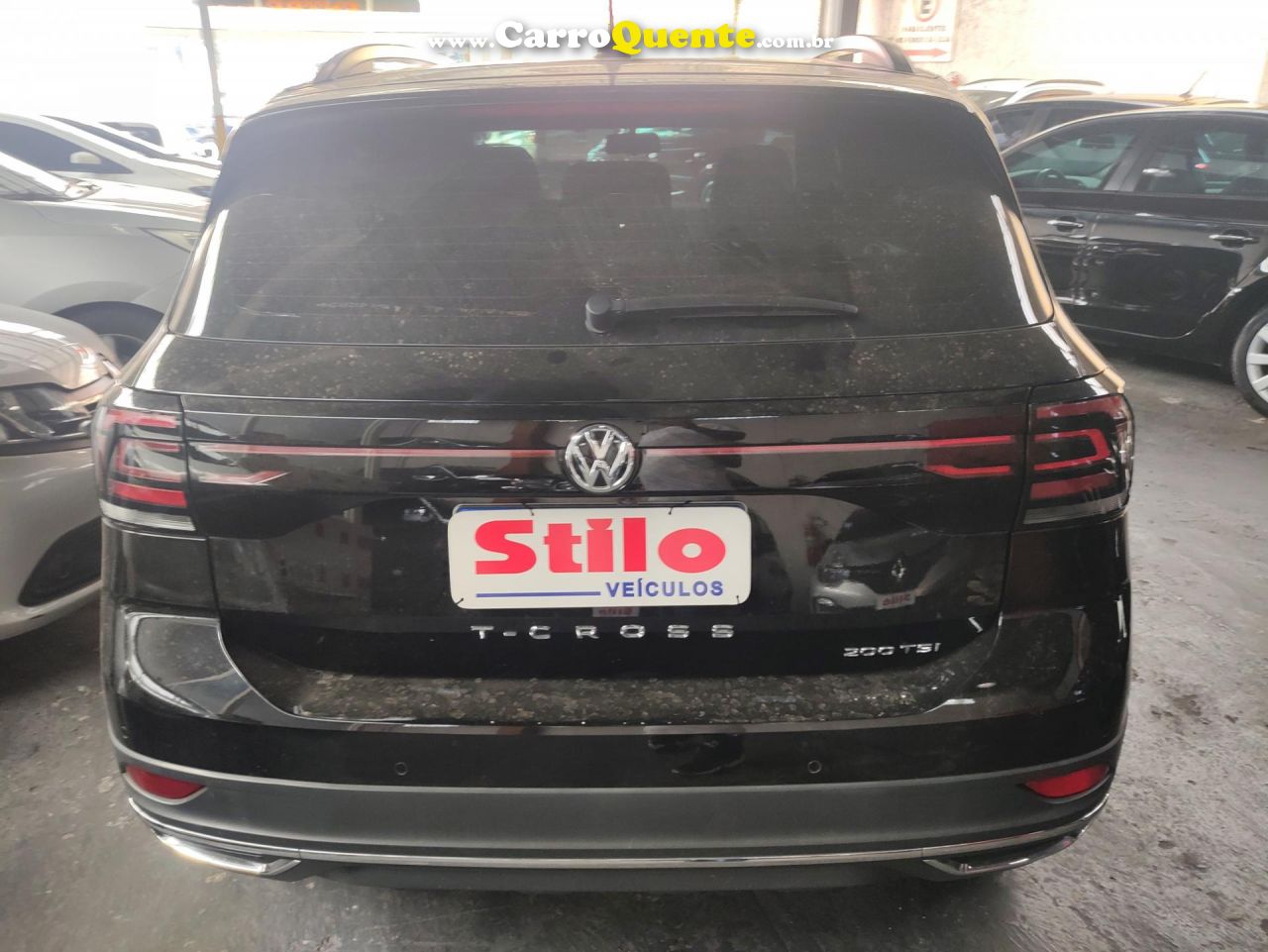 VOLKSWAGEN   T-CROSS COMFOR. 200 TSI 1.0 FLEX 5P AUT.   PRETO 2021 1.0 FLEX - Loja